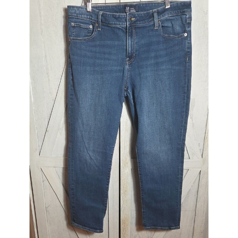 GAP Denim Classic Straight Jeans Size 18